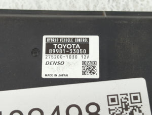 2008-2009 Toyota Camry PCM Engine Control Computer ECU ECM PCU OEM P/N:12689129 89981-33050 Fits Fits 2008 2009 OEM Used Auto Parts