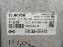 2016-2017 Hyundai Elantra PCM Engine Control Computer ECU ECM PCU OEM P/N:39133-2EGB1 Fits Fits 2016 2017 OEM Used Auto Parts