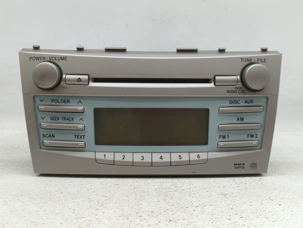 2007-2009 Toyota Camry Radio AM FM Cd Player Receiver Replacement P/N:86120-06181 932732001, 9 323 794 Fits Fits 2007 2008 2009 OEM Used Auto Parts