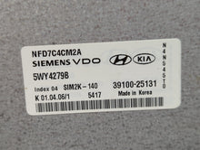 2006-2008 Hyundai Sonata PCM Engine Control Computer ECU ECM PCU OEM P/N:39100-25131 39100-25135 Fits Fits 2006 2007 2008 OEM Used Auto Parts