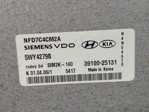 2006-2008 Hyundai Sonata PCM Engine Control Computer ECU ECM PCU OEM P/N:39100-25131 39100-25135 Fits Fits 2006 2007 2008 OEM Used Auto Parts