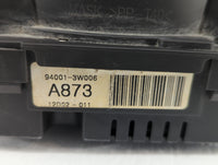 2012 Kia Sportage Instrument Cluster Speedometer Gauges P/N:94001-3W006 Fits OEM Used Auto Parts - Oemusedautoparts1.com