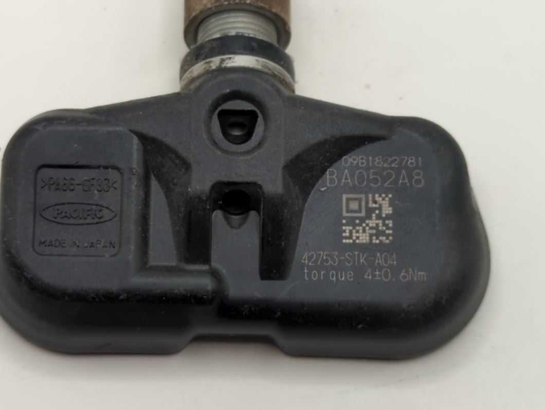 2015 Honda Pilot Tire Pressure Monitoring System Sensor Tpms