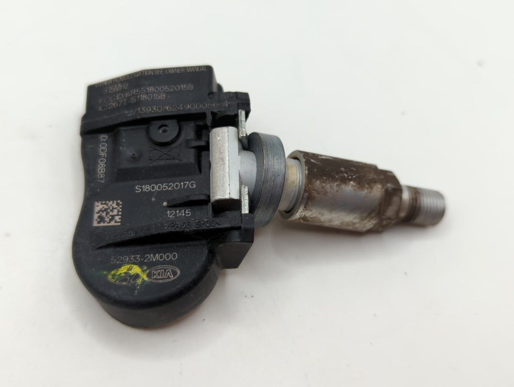 2012 Kia Optima Tire Pressure Monitoring System Sensor Tpms