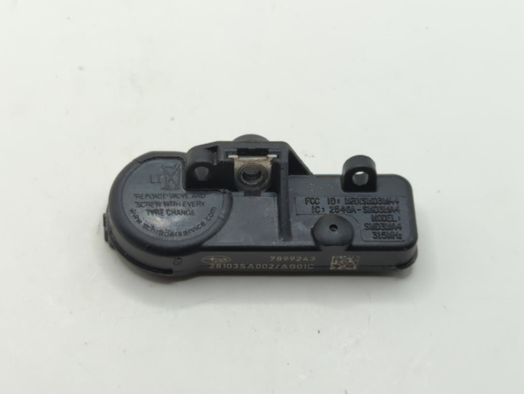 2014 Subaru Forester Tire Pressure Monitoring System Sensor Tpms