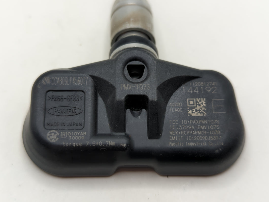 2014 Infiniti Q60 Tire Pressure Monitoring System Sensor Tpms