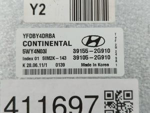 2011-2015 Hyundai Sonata PCM Engine Control Computer ECU ECM PCU OEM P/N:39105-2G913 39155-2G913 Fits OEM Used Auto Parts