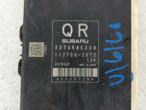 2014 Subaru Forester PCM Engine Control Computer ECU ECM PCU OEM P/N:112700-2072 22765AE220 Fits OEM Used Auto Parts