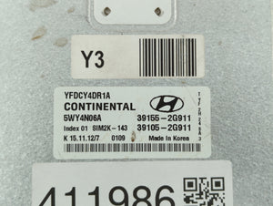 2011-2015 Hyundai Sonata PCM Engine Control Computer ECU ECM PCU OEM P/N:39105-2G913 39155-2G913 Fits OEM Used Auto Parts