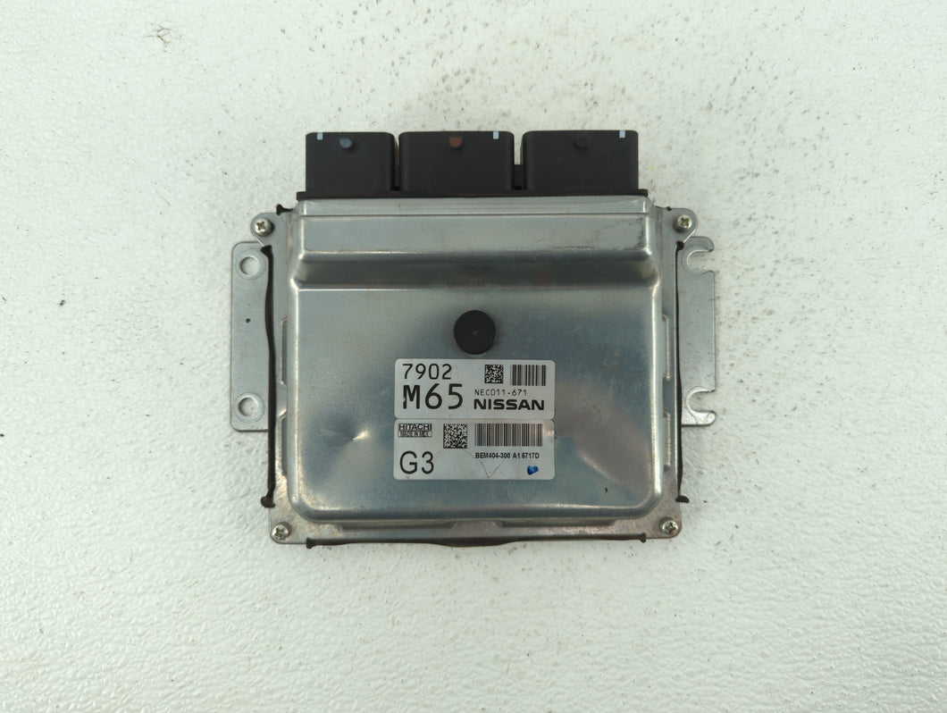 2013-2015 Nissan Sentra PCM Engine Control Computer ECU ECM PCU OEM P/N:NEC007-679 NEC013-028, NEC004-633 Fits Fits 2013 2014 2015 OEM Used Auto Parts