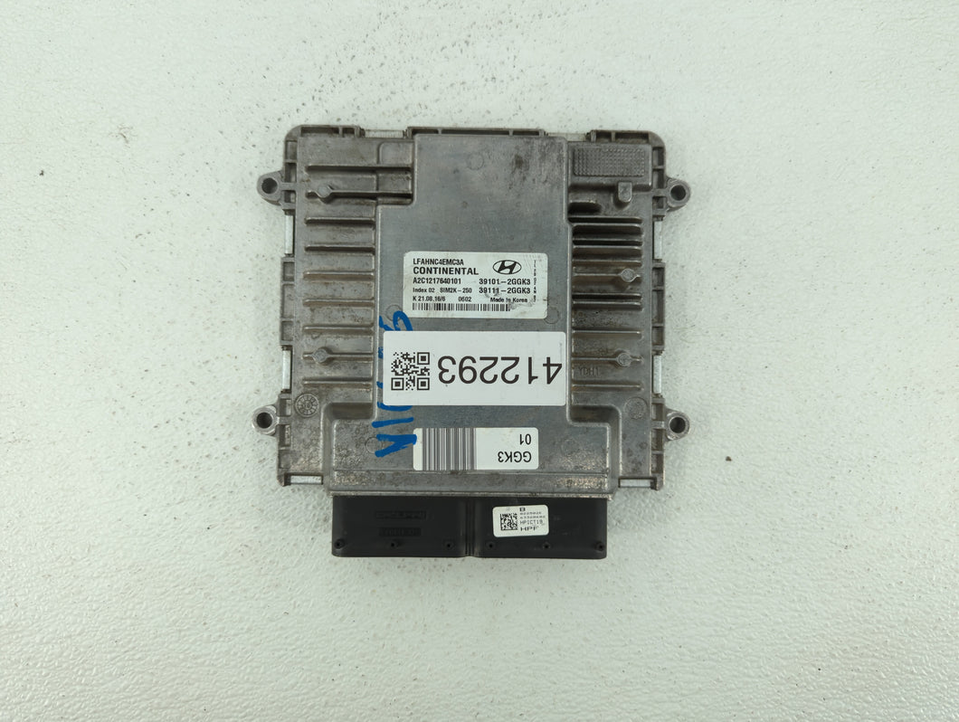 2015-2017 Hyundai Sonata PCM Engine Control Computer ECU ECM PCU OEM P/N:39101-2GGL1 39111-2GGL3 Fits Fits 2015 2016 2017 OEM Used Auto Parts