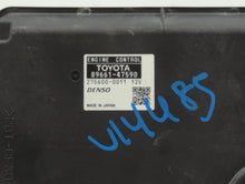 2014 Toyota Prius PCM Engine Control Computer ECU ECM PCU OEM P/N:89661-47590 Fits OEM Used Auto Parts