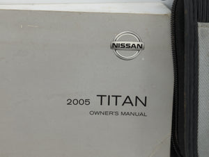 2005 Nissan Titan Owners Manual Book Guide OEM Used Auto Parts