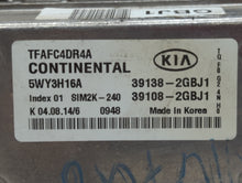 2015 Kia Optima PCM Engine Control Computer ECU ECM PCU OEM P/N:39138-2GBJ1 39108-2GBJ1 Fits OEM Used Auto Parts