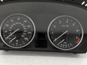 2008-2010 Bmw 535i Instrument Cluster Speedometer Gauges P/N:62.11-9 177 259 9 168 862 Fits 2008 2009 2010 OEM Used Auto Parts