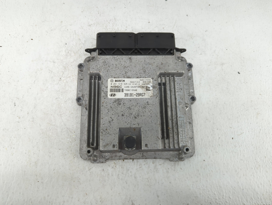 2015-2017 Hyundai Accent PCM Engine Control Computer ECU ECM PCU OEM P/N:39110-2BRB5 39110-2BRG5 Fits Fits 2015 2016 2017 OEM Used Auto Parts