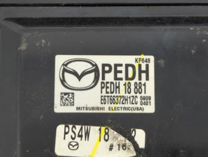 2014-2016 Mazda 3 PCM Engine Control Computer ECU ECM PCU OEM P/N:PEDH 18 881 PEAB 18 881A Fits Fits 2014 2015 2016 OEM Used Auto Parts