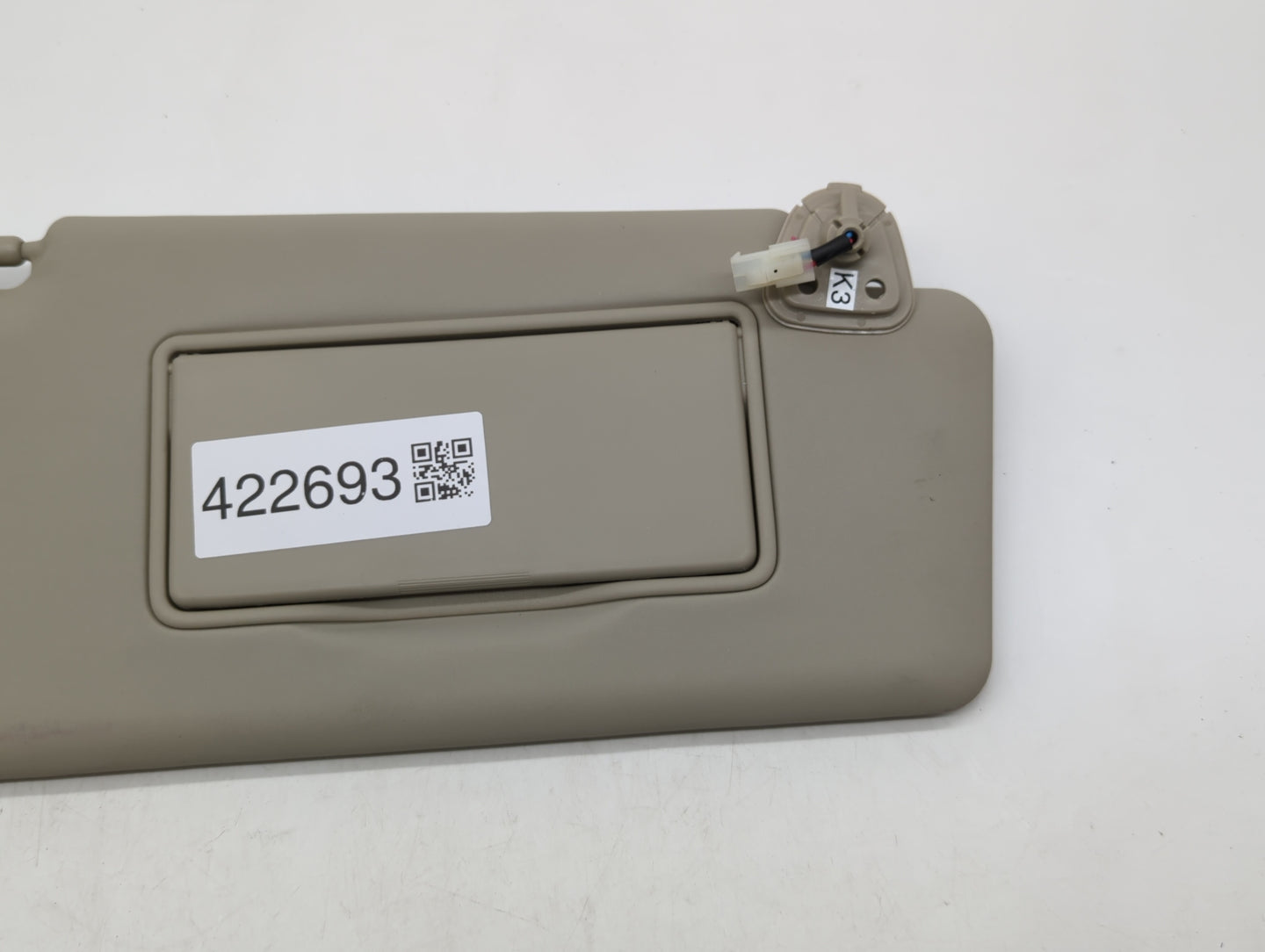 2008-2015 Nissan Rogue Sun Visor Shade Replacement Passenger Right Mirror Fits Fits 2008 2009 2010 2011 2012 2013 2014 2015 OEM Used Auto Parts - Oemusedautoparts1.com