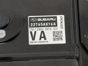 2015 Subaru Legacy PCM Engine Control Computer ECU ECM PCU OEM P/N:22765AF36B 22765AK16A, 2765AF36C, 22765AF36A Fits OEM Used Auto Parts