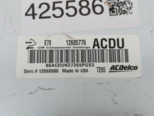 2017-2021 Buick Encore PCM Engine Control Computer ECU ECM PCU OEM P/N:12692201 12679097 Fits Fits 2017 2018 2019 2020 2021 OEM Used Auto Parts