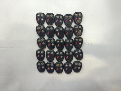 Lot of 25 Chevrolet Keyless Entry Remote Fob KOBUT1BT | N5F250738 |