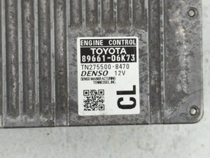 2012-2014 Toyota Camry PCM Engine Control Computer ECU ECM PCU OEM P/N:89661-06K73 89661-06K83 Fits Fits 2012 2013 2014 OEM Used Auto Parts