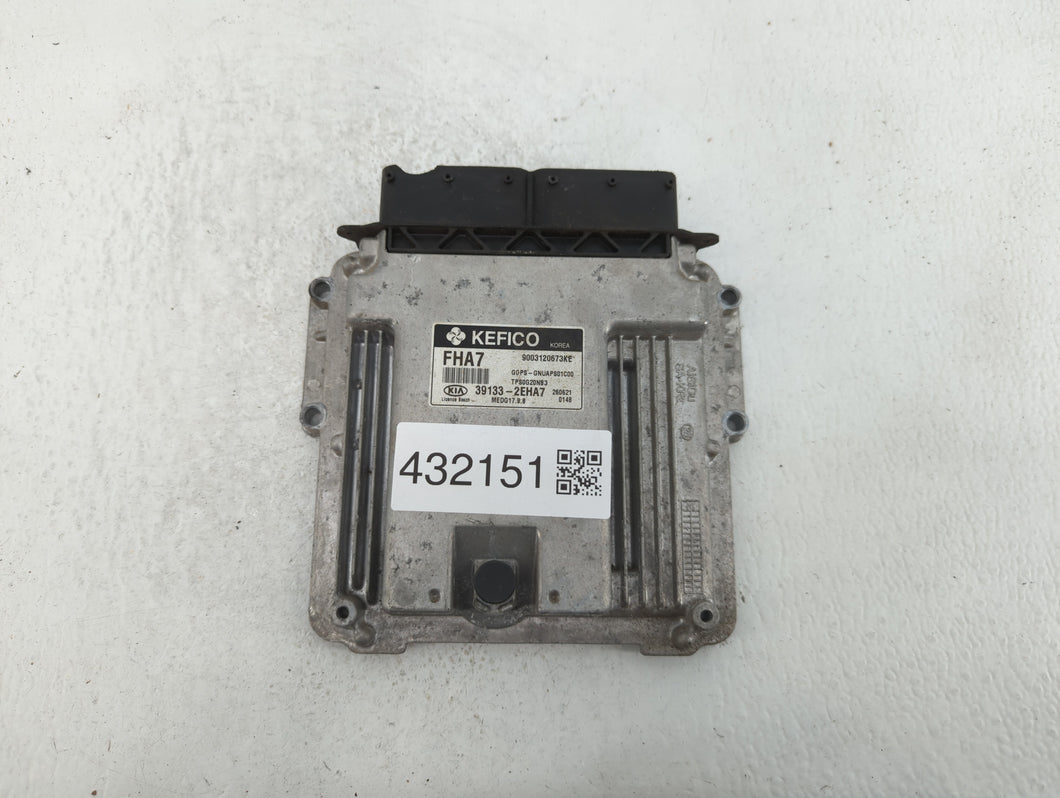 2016 Kia Soul PCM Engine Control Computer ECU ECM PCU OEM P/N:39131-2EHA7 39133-2EHA7 Fits OEM Used Auto Parts