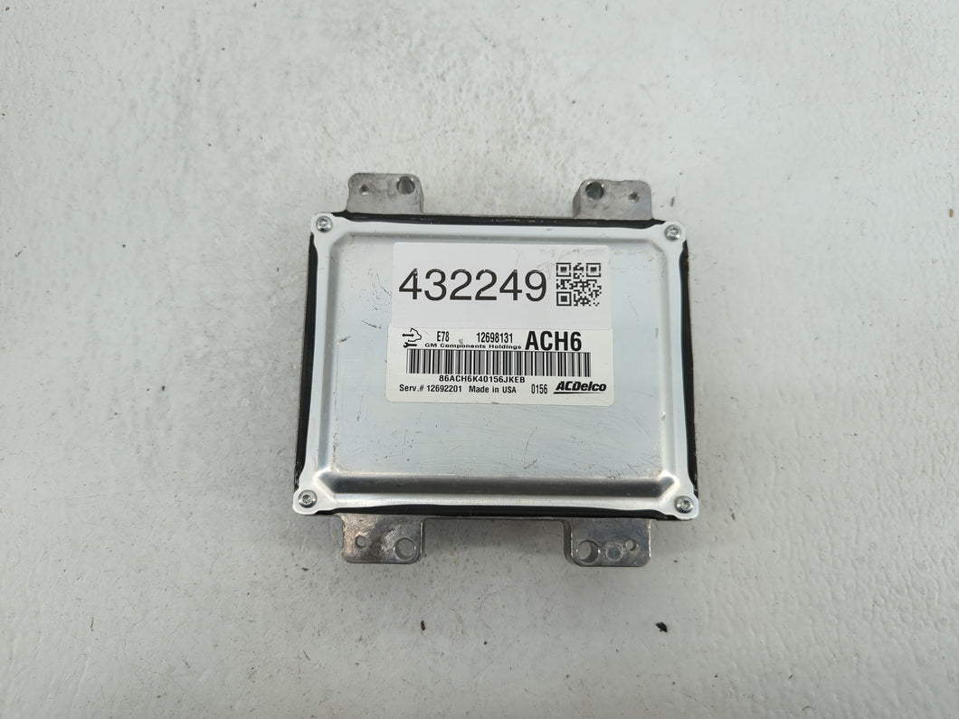 2017-2021 Chevrolet Trax PCM Engine Control Computer ECU ECM PCU OEM P/N:12692201 12679097 Fits Fits 2017 2018 2019 2020 2021 OEM Used Auto Parts