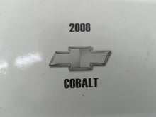 2008 Chevrolet Cobalt Owners Manual Book Guide OEM Used Auto Parts