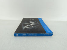 2005 Honda Civic Owners Manual Book Guide OEM Used Auto Parts