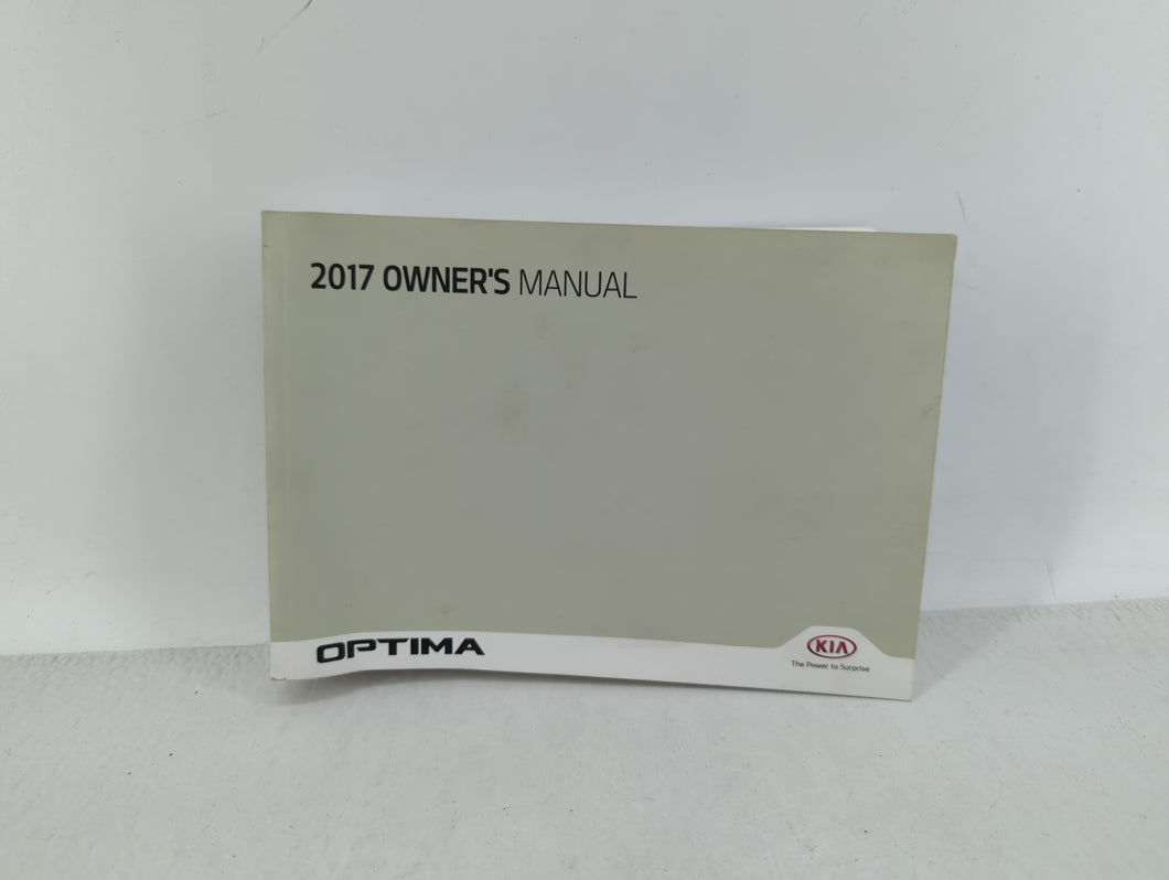 2017 Kia Optima Owners Manual Book Guide OEM Used Auto Parts