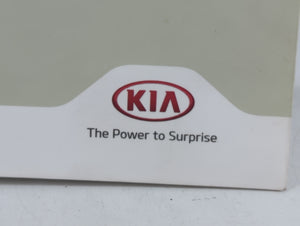 2017 Kia Optima Owners Manual Book Guide OEM Used Auto Parts