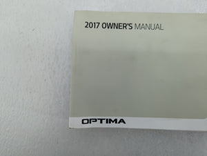 2017 Kia Optima Owners Manual Book Guide OEM Used Auto Parts