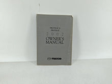 2002 Mazda Protege Owners Manual Book Guide OEM Used Auto Parts