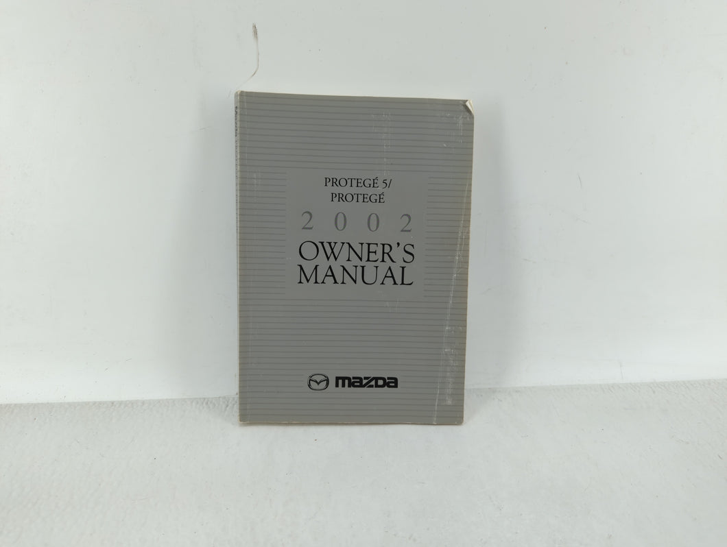 2002 Mazda Protege Owners Manual Book Guide OEM Used Auto Parts