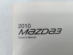 2010 Mazda 3 Owners Manual Book Guide OEM Used Auto Parts