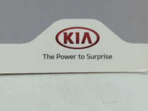 2016 Kia Optima Owners Manual Book Guide OEM Used Auto Parts