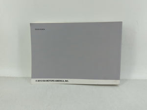 2016 Kia Optima Owners Manual Book Guide OEM Used Auto Parts