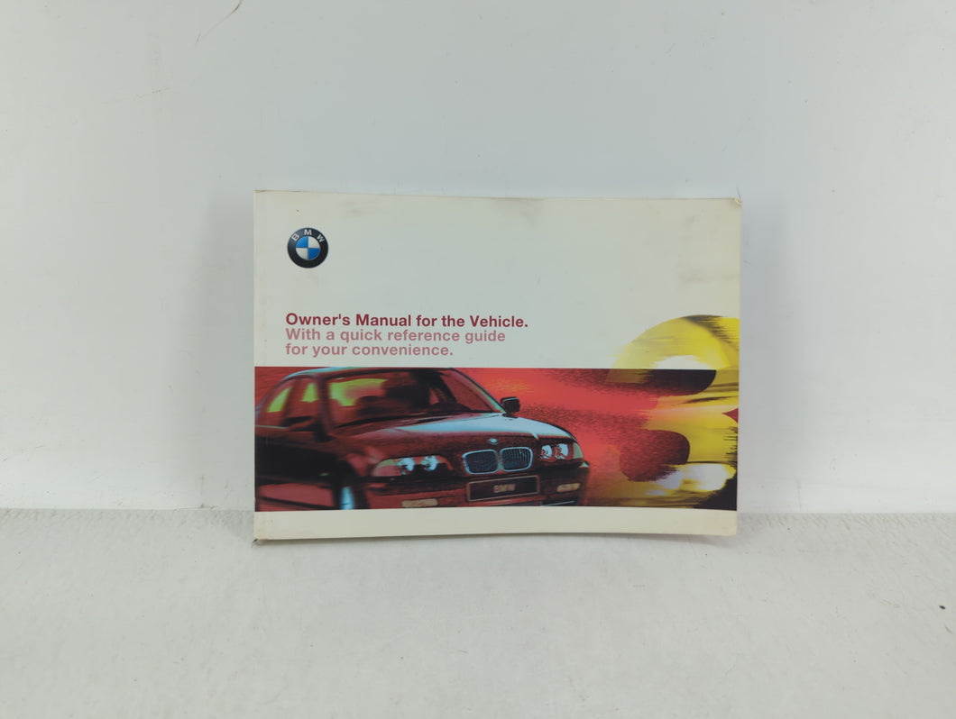 2000 Bmw X3 Owners Manual Book Guide OEM Used Auto Parts