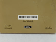 2005 Ford F-150 Owners Manual Book Guide OEM Used Auto Parts