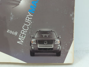 2008 Mercury Mariner Owners Manual Book Guide OEM Used Auto Parts