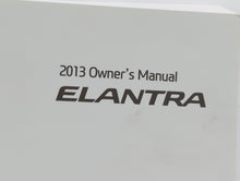 2013 Hyundai Elantra Owners Manual Book Guide OEM Used Auto Parts