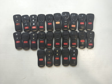 Lot of 25 Nissan Keyless Entry Remote Fob