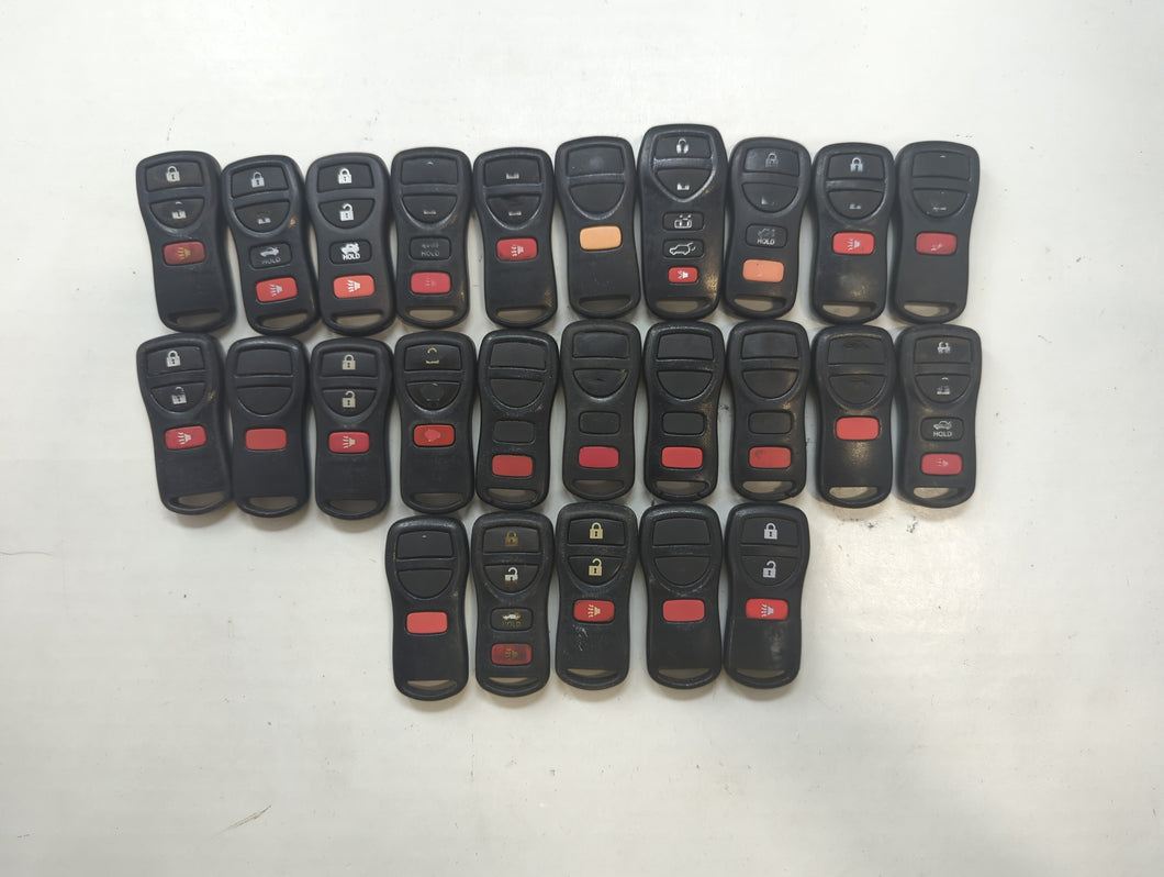 Lot of 25 Nissan Keyless Entry Remote Fob