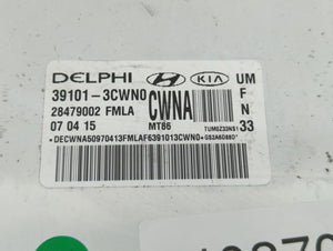 2016-2017 Kia Sorento PCM Engine Control Computer ECU ECM PCU OEM P/N:39101-3CWN0 39111-3CWN0, 39111-3CWN1 Fits Fits 2016 2017 OEM Used Auto Parts