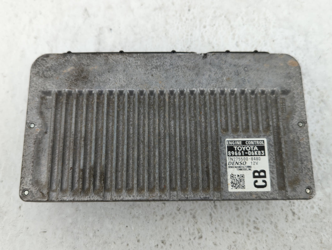 2014 Toyota Camry PCM Engine Control Computer ECU ECM PCU OEM P/N:89661-06K83 89661-06K84 Fits OEM Used Auto Parts