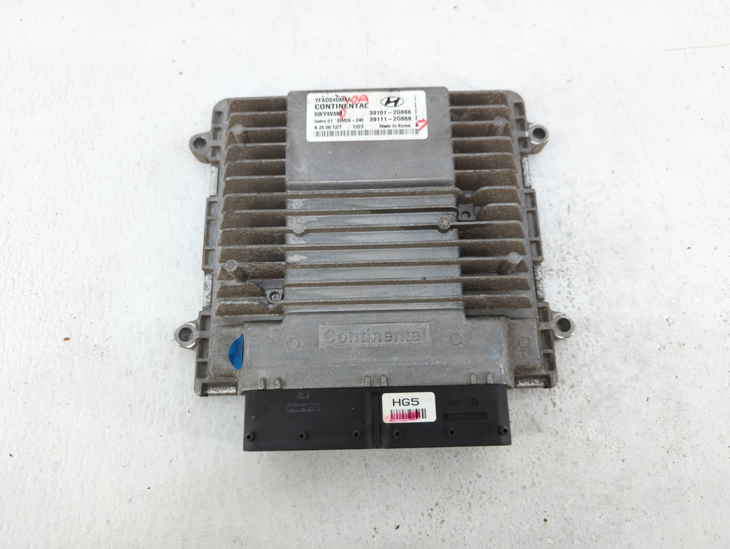 2011-2014 Hyundai Sonata PCM Engine Control Computer ECU ECM PCU OEM P/N:39111-2G669 39101-2G667 Fits Fits 2011 2012 2013 2014 OEM Used Auto Parts