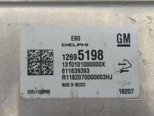 2018-2020 Chevrolet Equinox PCM Engine Control Computer ECU ECM PCU OEM P/N:12695198 12669908 Fits OEM Used Auto Parts