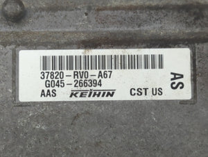 2014-2016 Honda Odyssey PCM Engine Control Computer ECU ECM PCU OEM P/N:37820-RV0-A65 37820-RV0-A66 Fits Fits 2014 2015 2016 OEM Used Auto Parts