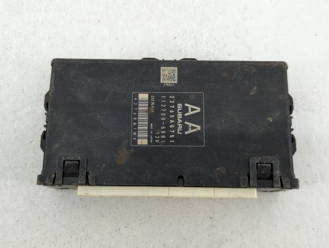 2015-2016 Subaru Forester PCM Engine Control Computer ECU ECM PCU OEM P/N:22765AG753 22765AG750, 22765AG751 Fits Fits 2015 2016 OEM Used Auto Parts